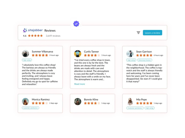 Sitejabber Reviews preview