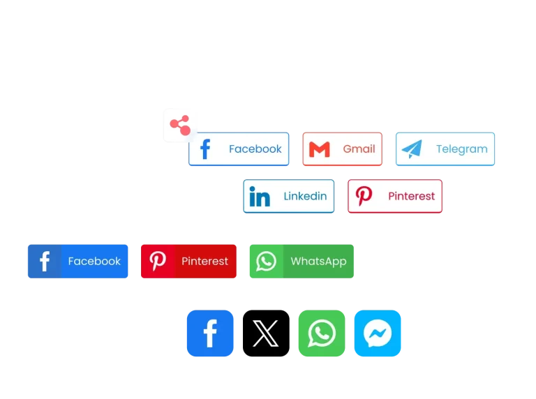 Social Share Buttons preview