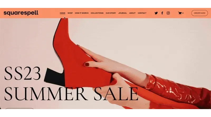 Mega Menu Plugin for Squarespace 7.1 preview