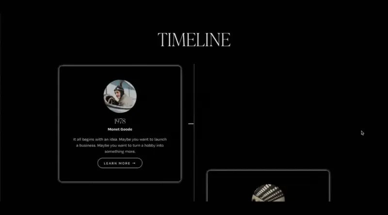 Turn List Section into Timeline in Squarespace – Easy Guide & Custom Code preview
