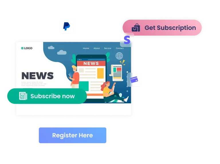 Subscription Button preview