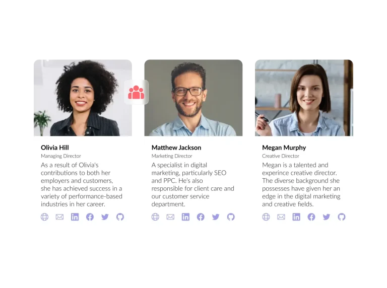 Team Member List preview