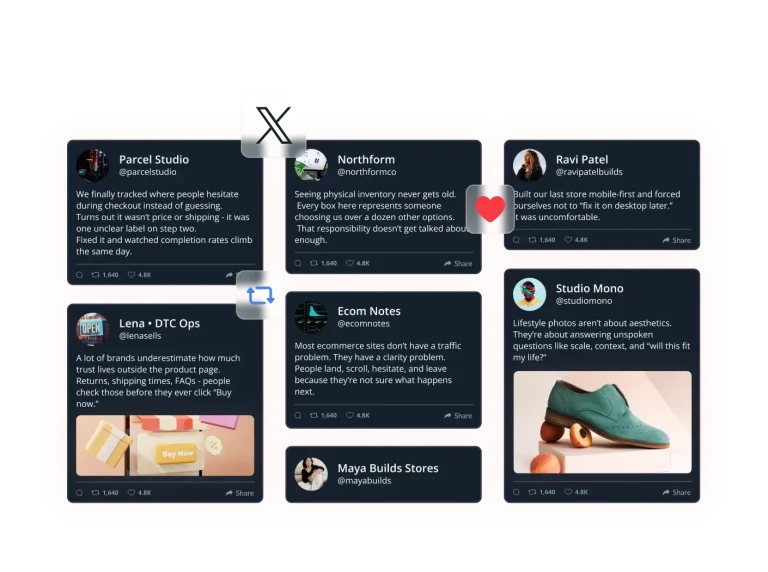 X Feed preview
