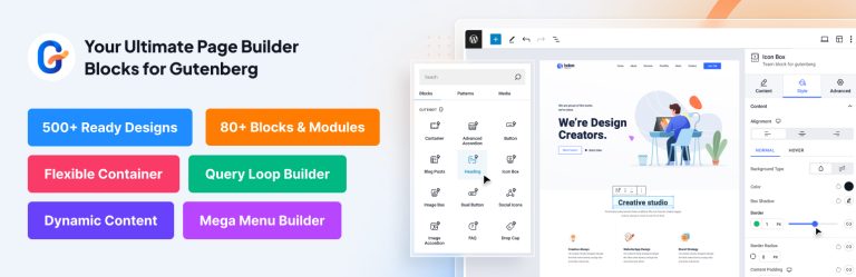GutenKit — the official banner from its WordPress.org listing