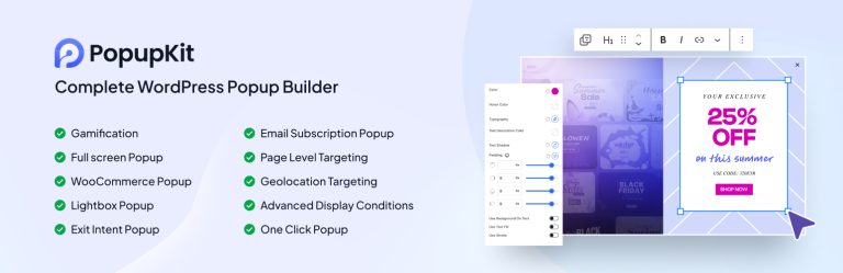 PopupKit — the official banner from its WordPress.org listing