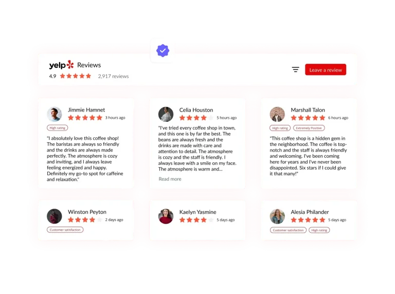 Yelp Reviews preview